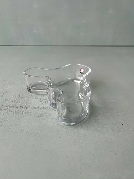 Image 1 of Bol Alvar Aalto en verre Ittala, finition transparente, design