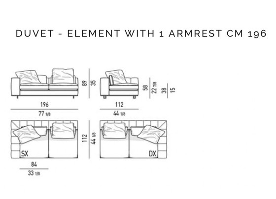 Image 1 of Minotti Freeman modulaire hoekbank stof cat. G lp € 35.000,- 