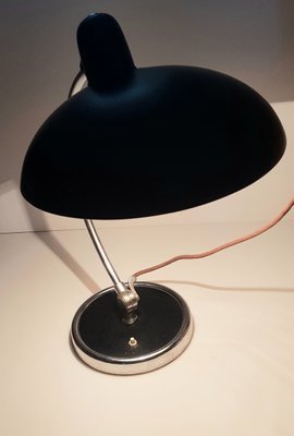 Rare First Production Of Black President 6631 Desk Lamp By Christian Dell For Kaiser Idell / Kaiser Leuchten, 1930S