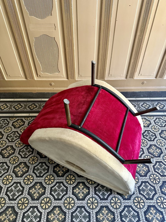 Image 1 of Zeldzame Franse lounge stoel door François Letourneur Uitgegeven door Maurice Mourra, Parijs jaren 50