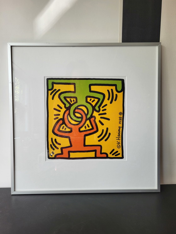 Image 1 of Keith Haring Art Print From the 1980s
