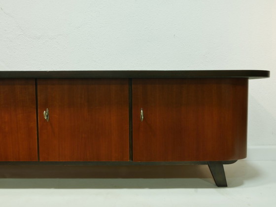 Image 1 of Vintage 210 cm lowboard from the 1960s, Mid Century sideboard, TV board