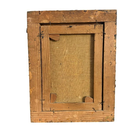 Porträt des Heiligen Vinzenz von Paul, Öl auf Leinwand, Gemälde & Zeichnungen, Holz, Braun, Klassiek (Foto 7 von 12)