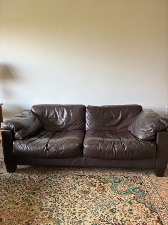 Image 1 of De Sede DS17 set van 2-zit en 3-zit 