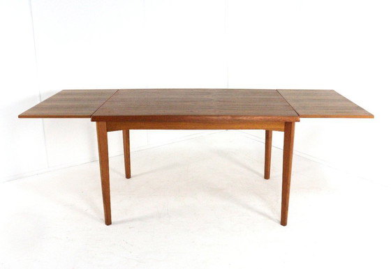 Image 1 of Table de salle à manger rectangulaire à rallonge Vejle vintage danois