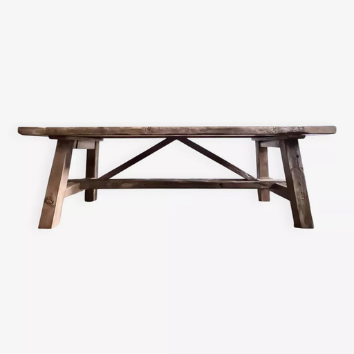 Table de Ferme Chêne Ancien Tower - 300 cm de Long