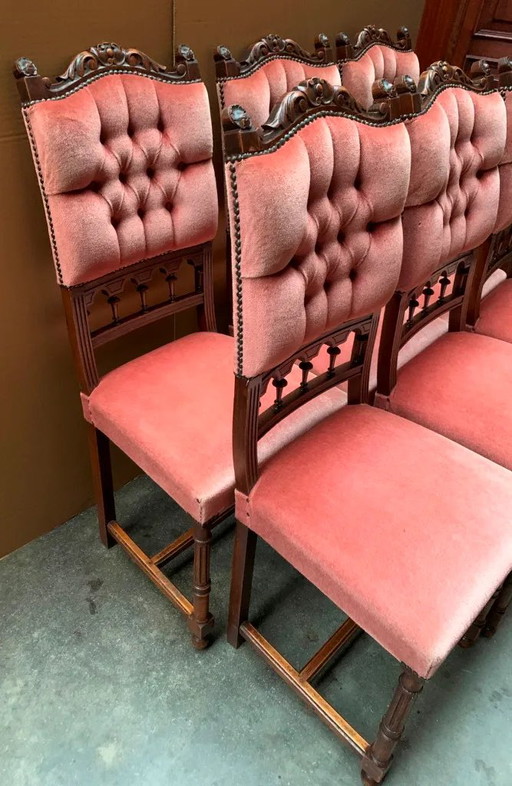 Set di sei sedie. – eetkamerstoelen (photo 2 of 6)