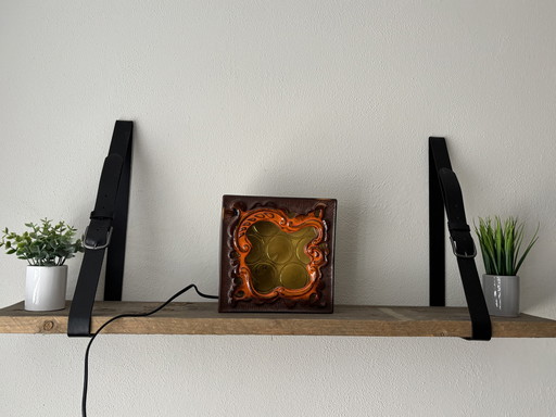 Rara lampada da parete vintage Pan Leuchten Fat Lava, anni '60