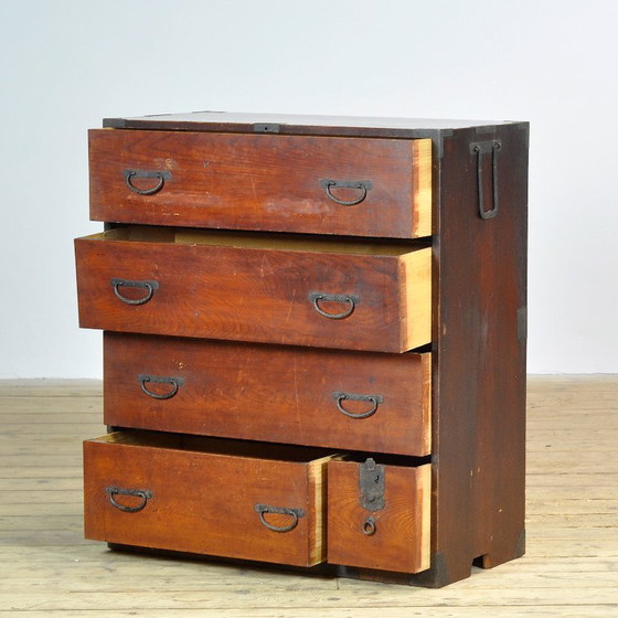 Japanische Tansu Kommode, circa 1890 – Kommoden, Iron, Wood (photo 4 of 10)