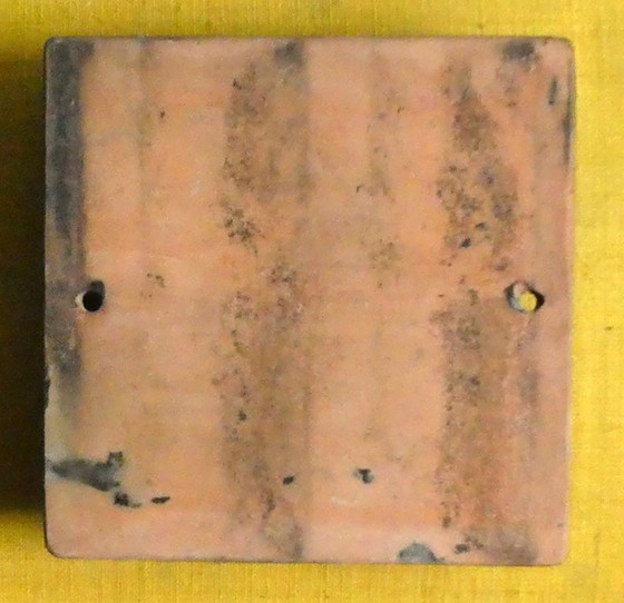 Image 1 of 3 Wandkacheln im Fat Lava Stil, 1970er, Blüten, Blätter, Keramik