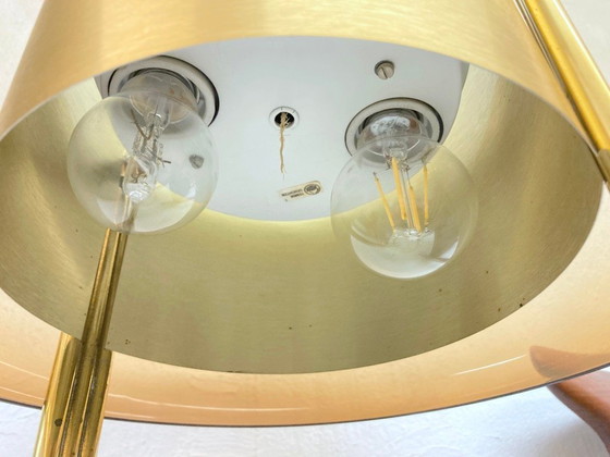 Image 1 of Lámpara de pie 70s space age de Temde latón plástico