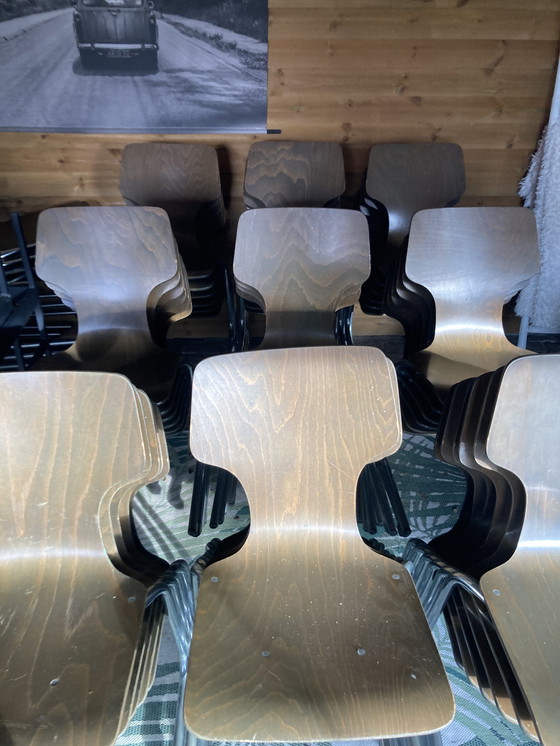 Image 1 of Stapelstoelen sledestoelen vintage jaren 60-7