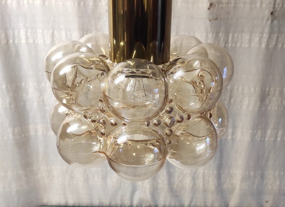 Image 1 of Hanglamp in bubbelvorm van Helena Tynell voor Limburg - jaren 60/70
