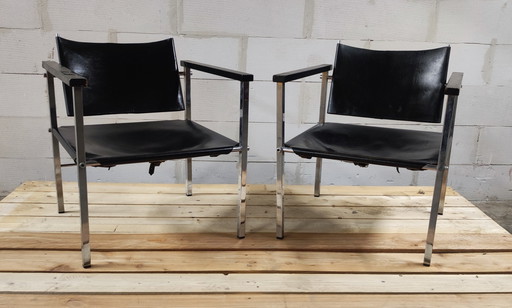 Set aus 2 Stühlen aus Kunstleder von Wilde & Spieth