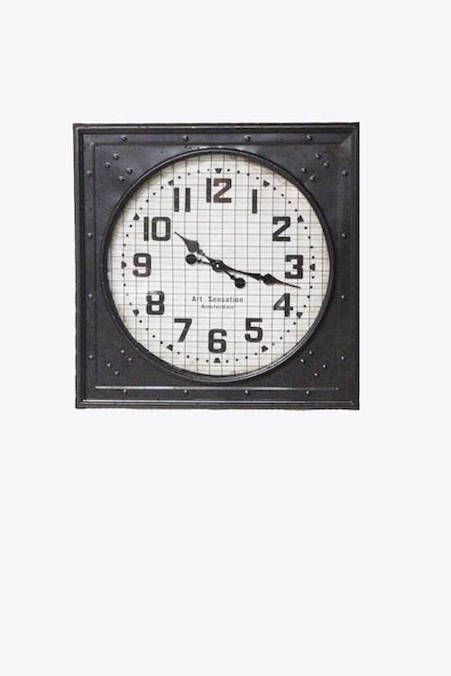 Image 1 of Metal station clock