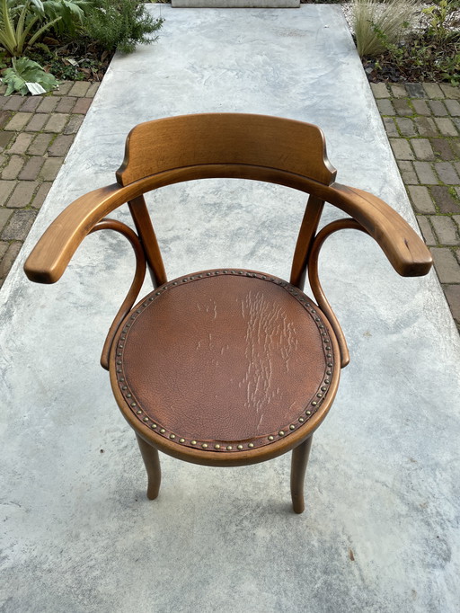 Originele Thonet design stoel - mét merklabel