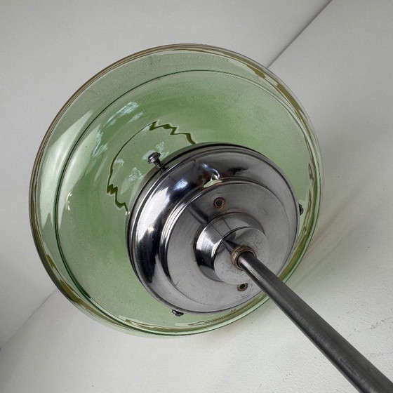 Image 1 of PICCOLA LAMPADA DA TAVOLO VINTAGE IN VETRO GRANITO