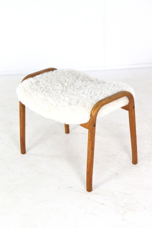 Yngve Ekstrom per Swedese Lamino poggiapiedi vintage