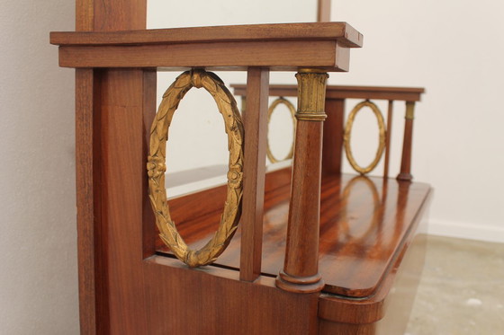 Image 1 of Espejo de salón de caoba de la Secesión vienesa, 1910