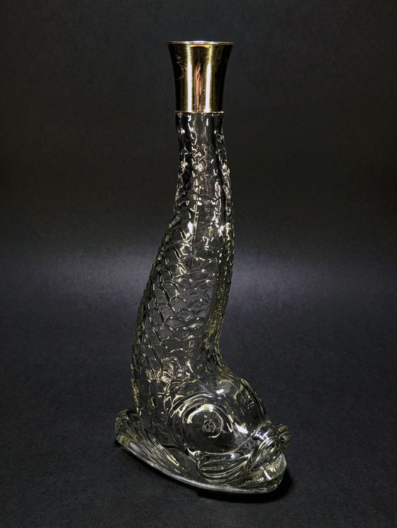 Vintage Fish Bottle (Made in France) – Decorative Objects, Glass, Metal (photo 3 of 10)