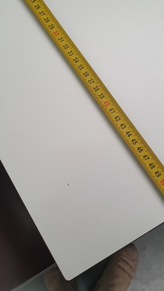 Image 1 of Moooi mesa contenedor + pie extra bajo blanco clásico diseño holandés mesa de jardín exterior/interior marcel wanders