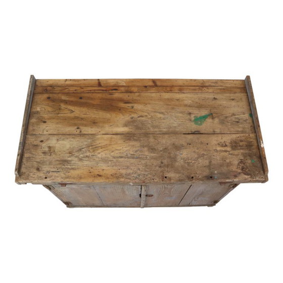 Image 1 of Characterful Old Blue Workbench Sideboard