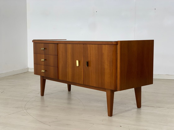 Image 1 of Mid century chest of drawers sideboard lowboard vintage