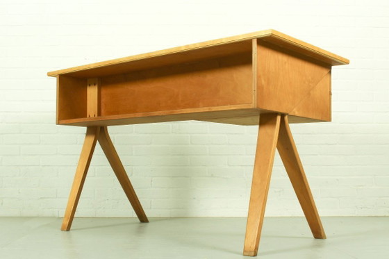 Image 1 of Mid-Century Modern Model EB02 Birch Series Bureau door Cees Braakman voor UMS Pastoe, 1952