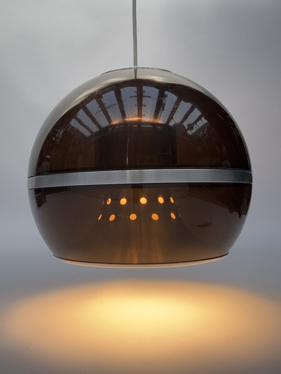 Image 1 of Lampade a sospensione Dijkstra Globe, set di tre, stile spaziale, futuristico