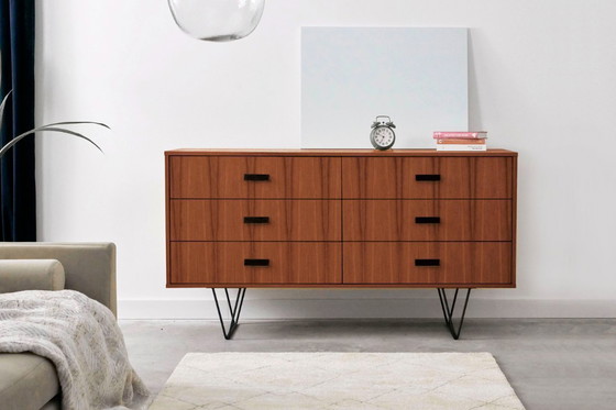 Image 1 of Aparador teca teñida T-S13 seis cajones