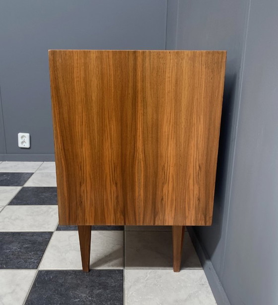 Image 1 of 2-door wood sideboard or Record cabinet 1970s
