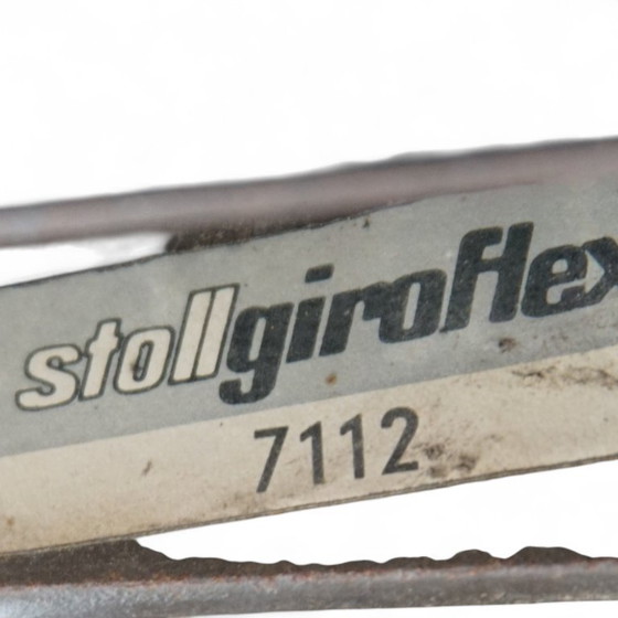 Image 1 of Stoll Giroflex 7112 Space Age leather office chair by Martin Stoll, 1970