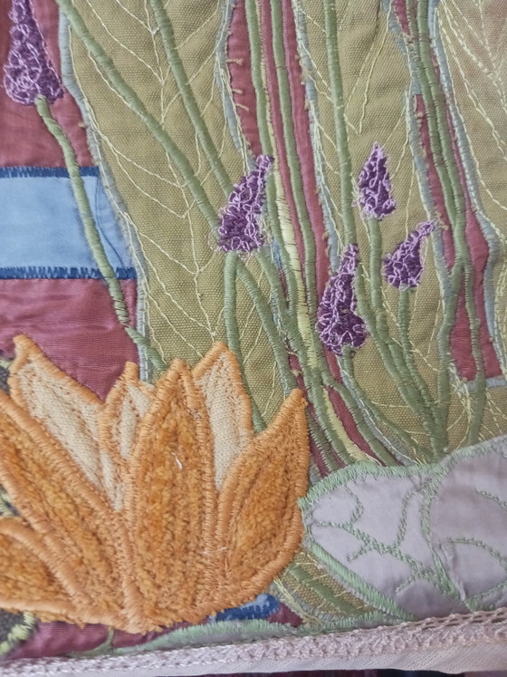 Vintage Patchwork Wall Hanging – Wall decoration, Textile, Velvet (photo 14 of 15)