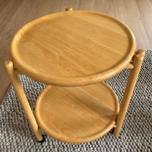 Dansk Design Jens Quistgaard élégant chariot de service amovible en bois – serveerwagens, Wood