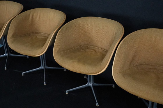 Image 1 of Conjunto de 4 sillones La Fonda de Charles Eames para Herman Miller. EE. UU., década de 1960.