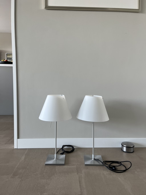 2 Luceplan Constanza tafellampen 