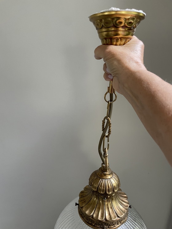 Lampada a sospensione Bossini – Lampade a sospensione, Vetro, Ottone (photo 3 of 5)