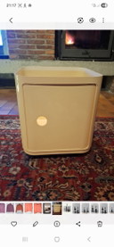 Kartell storage cabinet on wheels – vintage Italian 1970s