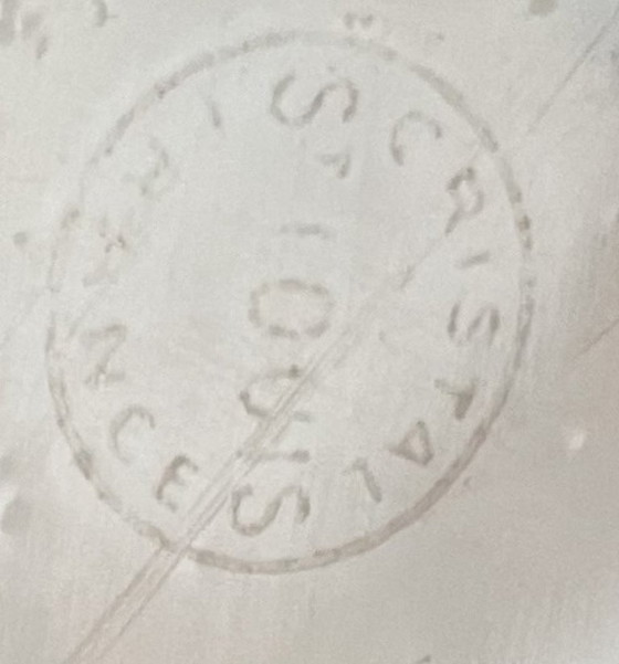 Image 1 of Saint Louis - Caraffa in cristallo sfaccettato Art Déco