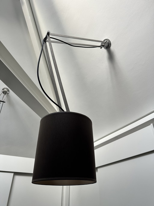 Design RVS Nomad lamp met arm