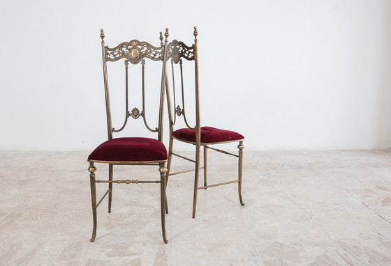 Image 1 of Ein Paar Stühle im Stil von Pier Luigi Colli aus der Mitte des 20. Jahrhunderts (1950er Jahre)