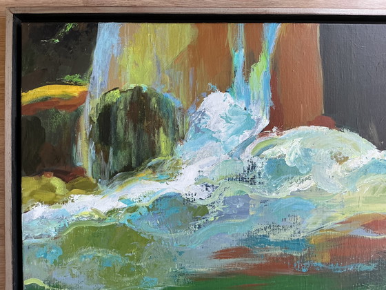Image 1 of Nuray Atas - Cascada, pintura de paisaje