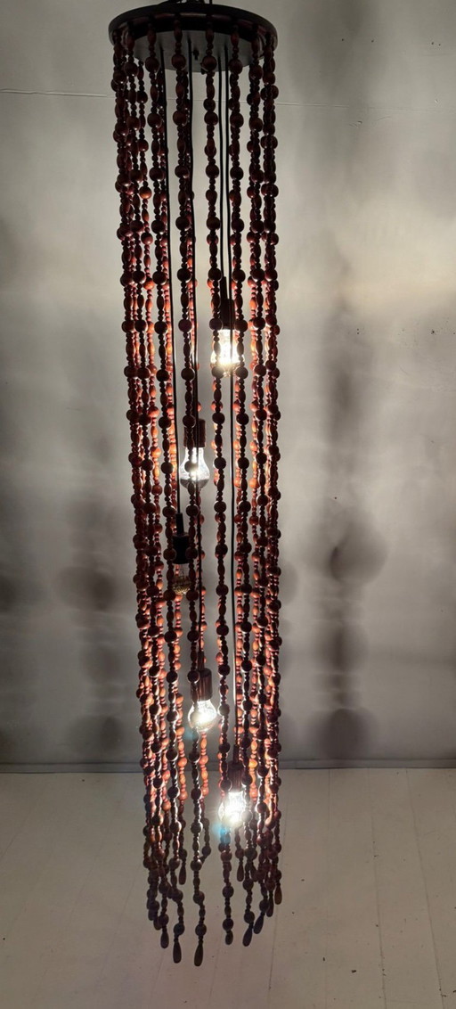 Große Hängeleuchte/Kaskadenleuchte von Temde, Modell: 887, Schweiz, 1960er Jahre