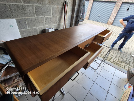 Meubles vintage – Silvio Cavatorta, Buffet bas, Metal, Wood (photo 6 of 9)