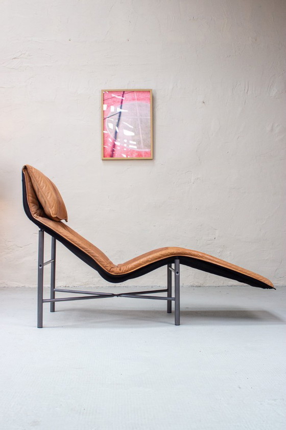 Image 1 of Poltrona lounge IKEA Skye vintage in pelle anni '90