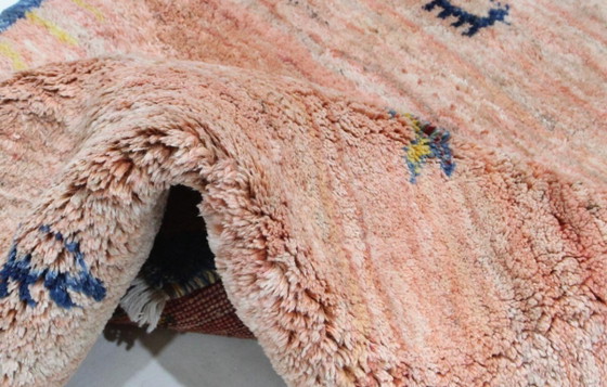 Image 1 of Tapis Gabbeh persan moderne original en laine, 153 x 119 cm, excellent état.