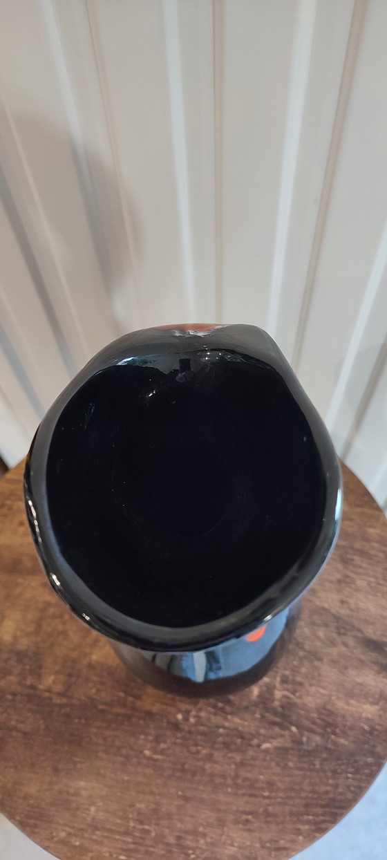 Image 1 of Flamed ceramic vase or pitcher Vallauris 1960