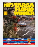 Vincitore della Targa Florio – 1973 – Poster originale vintage Porsche di Atelier Strenger – Vintage – 102x76 cm