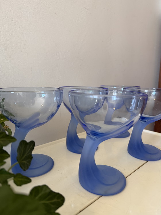 Image 1 of Verres à cocktail Bormiolo Rocco Jerba vintage italiens