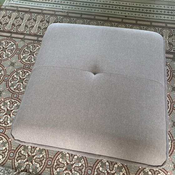 Designbank, fauteuil en voetenbank – Banken, Textile (photo 3 of 8)